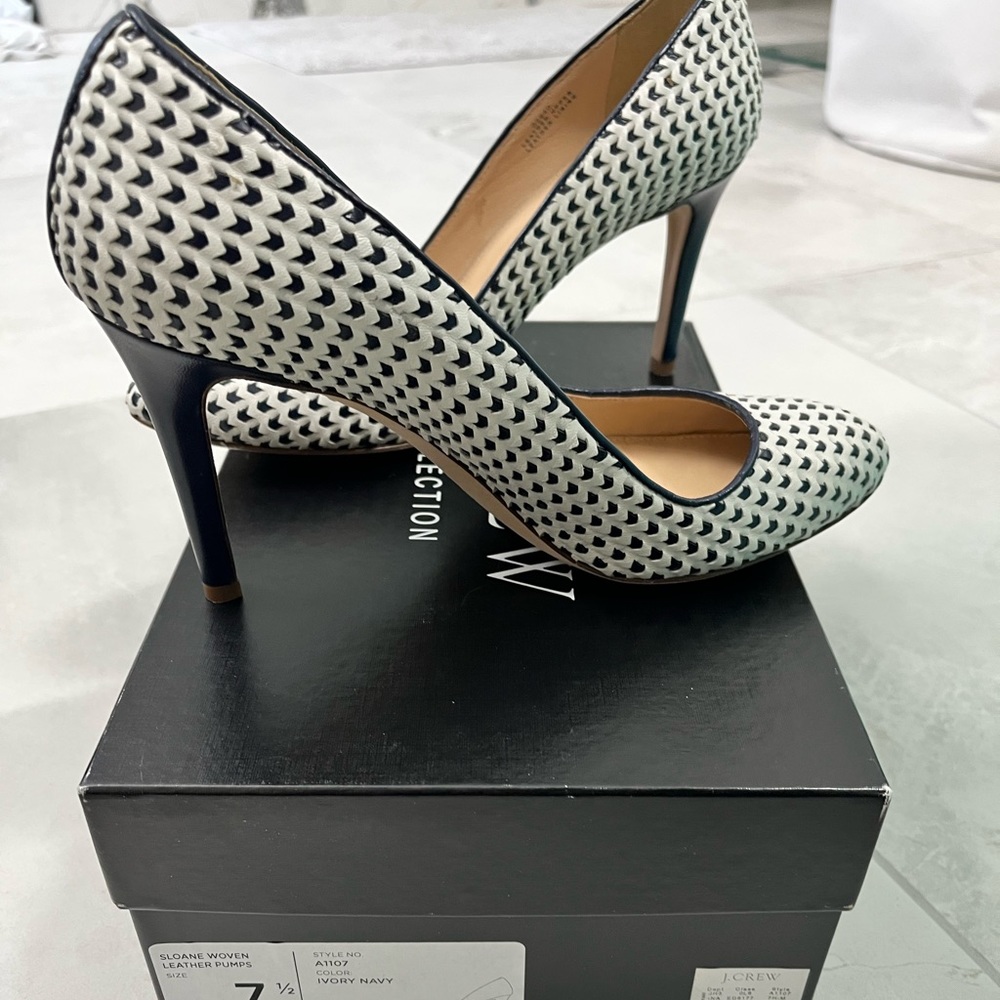 J. Crew Italian leather pumps